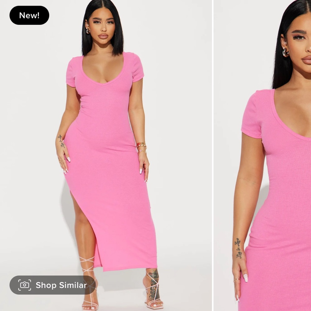 New Maxi Dress pink
